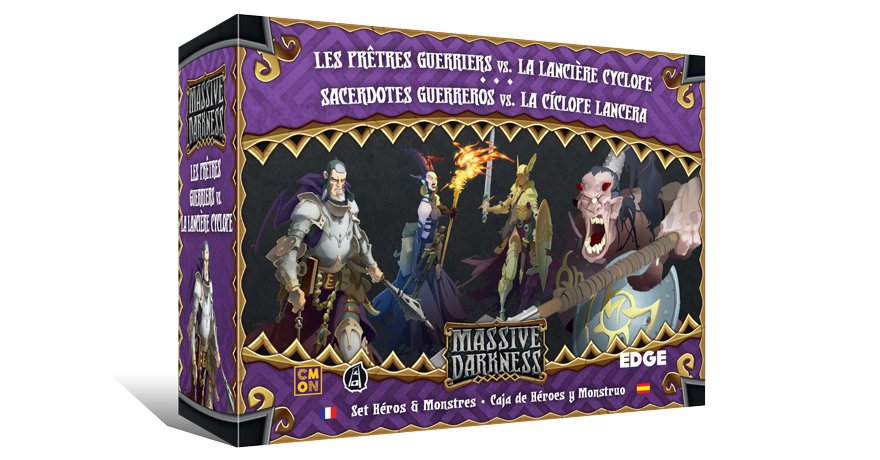 Massive Darkness - Les Prêtres Guerriers vs. La Lancière Cyclope