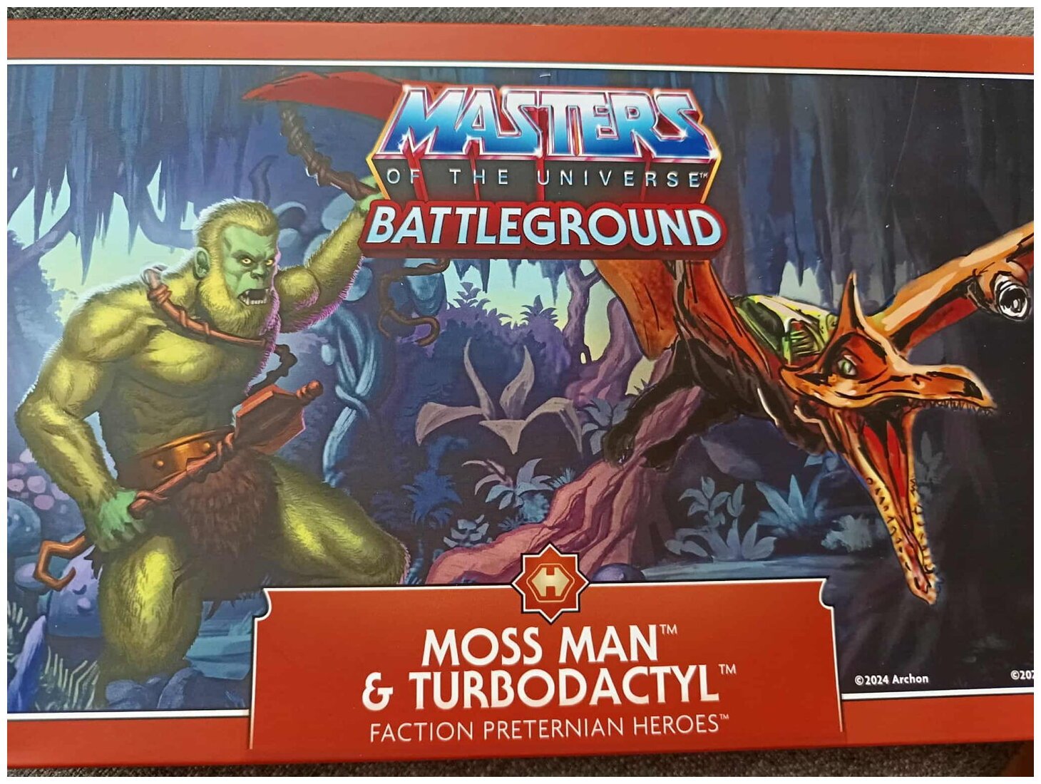 Masters Of The Universe Battleground - Moss Man Et Turbodactyl - Wave 11