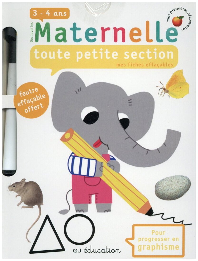 Maternelle Toute Petite Section - Mes Fiches Effaçables