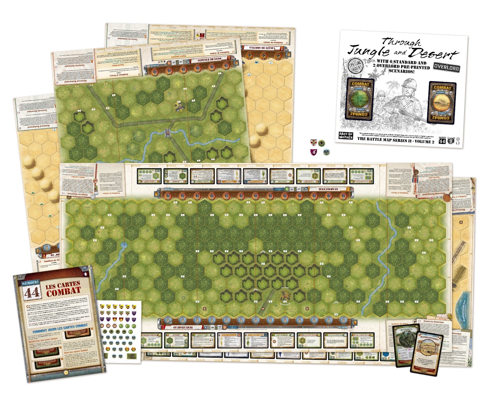 Mémoire 44 - Battle Maps : Dans la jungle et le désert