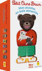 Photo: Mes Puzzles En Bois Aimantés - Petit Ours Brun