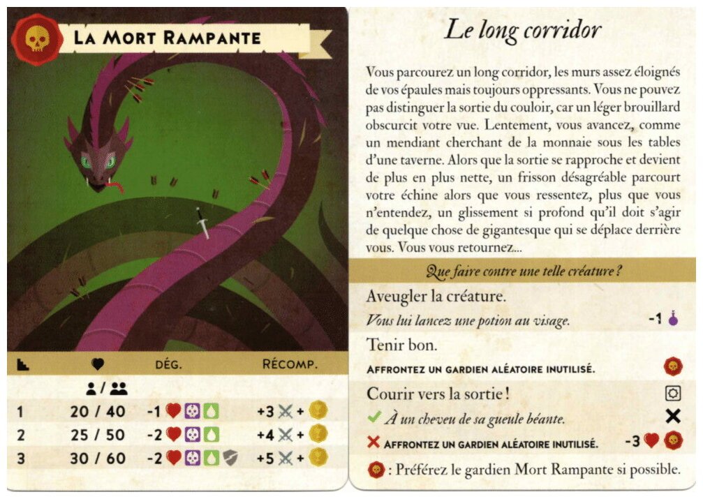 Mini Rogue - La Mort Rampante & Le Long Corridor