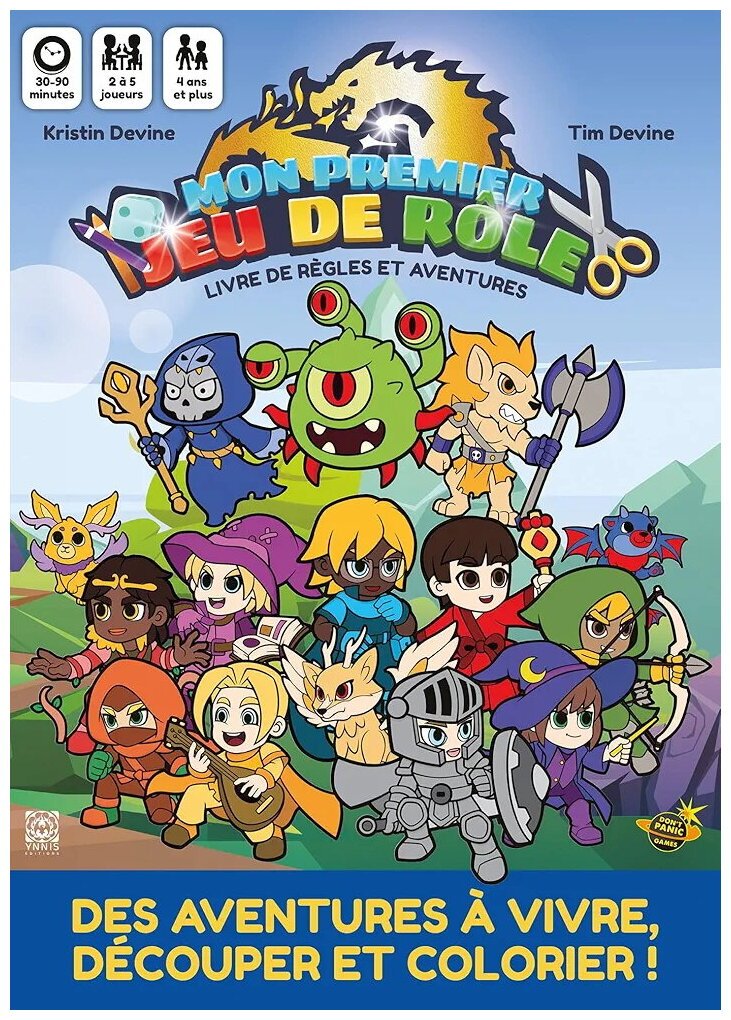 Mon Premier Jeu De Rôle, Une Aventure À Colorier - Livre De Base + Le Vaisseau Fantôme