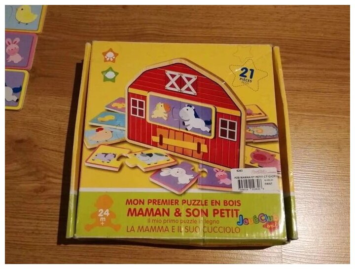 Mon Premier Puzzle En Bois Maman Et Son Petit