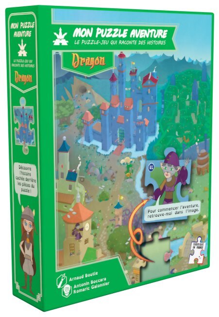 Mon Puzzle Aventure - Dragon - 42 pièces