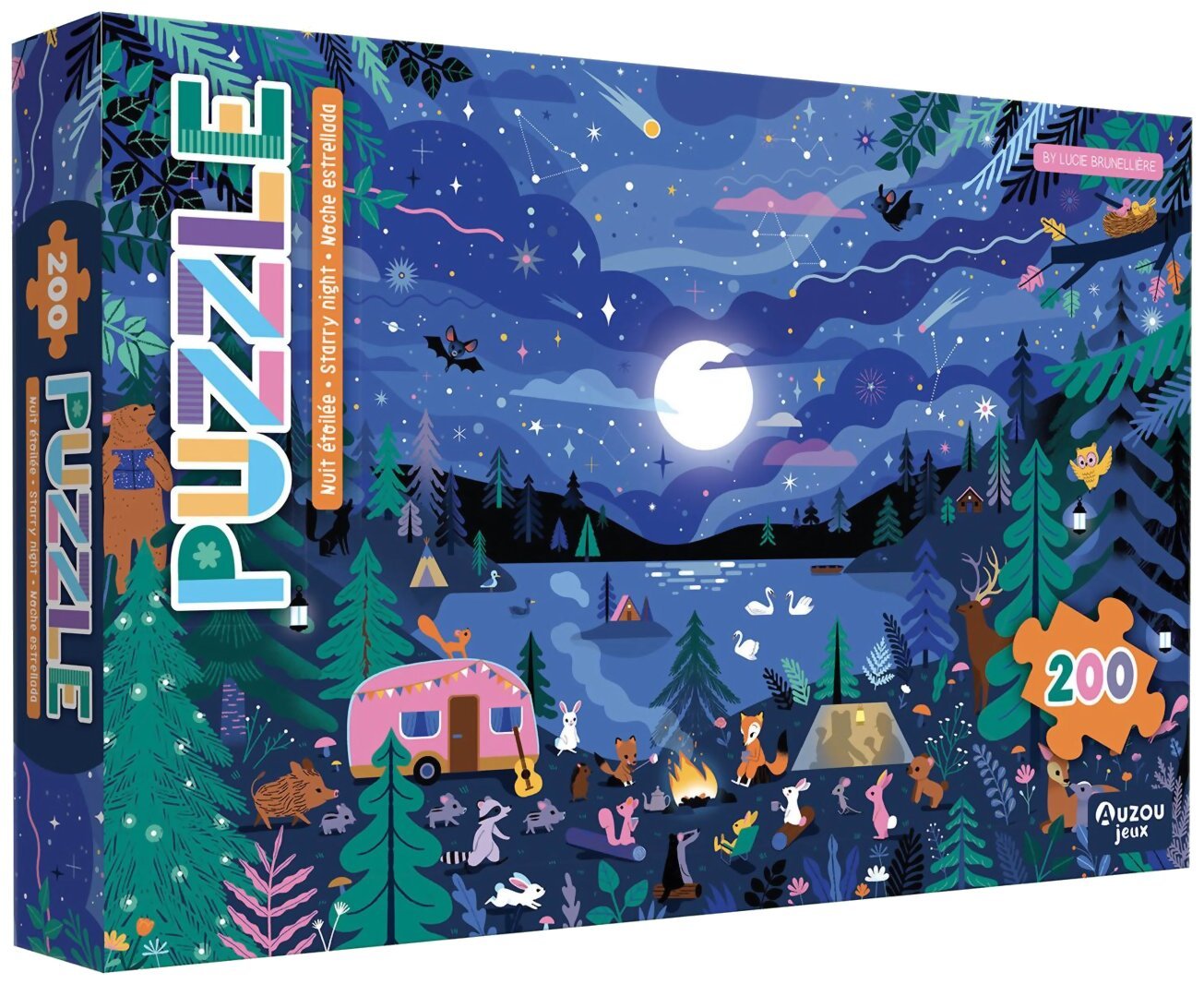 Puzzle - Nuit Étoilée - 200 Pièces