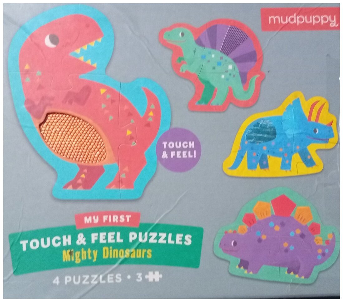 My First Touch & Feel Puzzles - Mighty Dinosaures