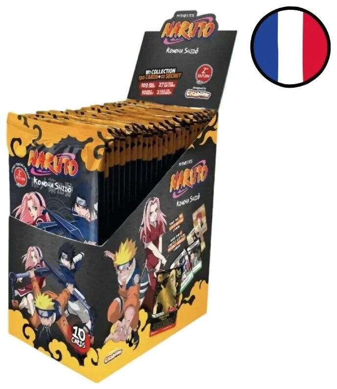 Naruto Mythos- Display Konoha Shidō - Set 1 - Seconde Édition