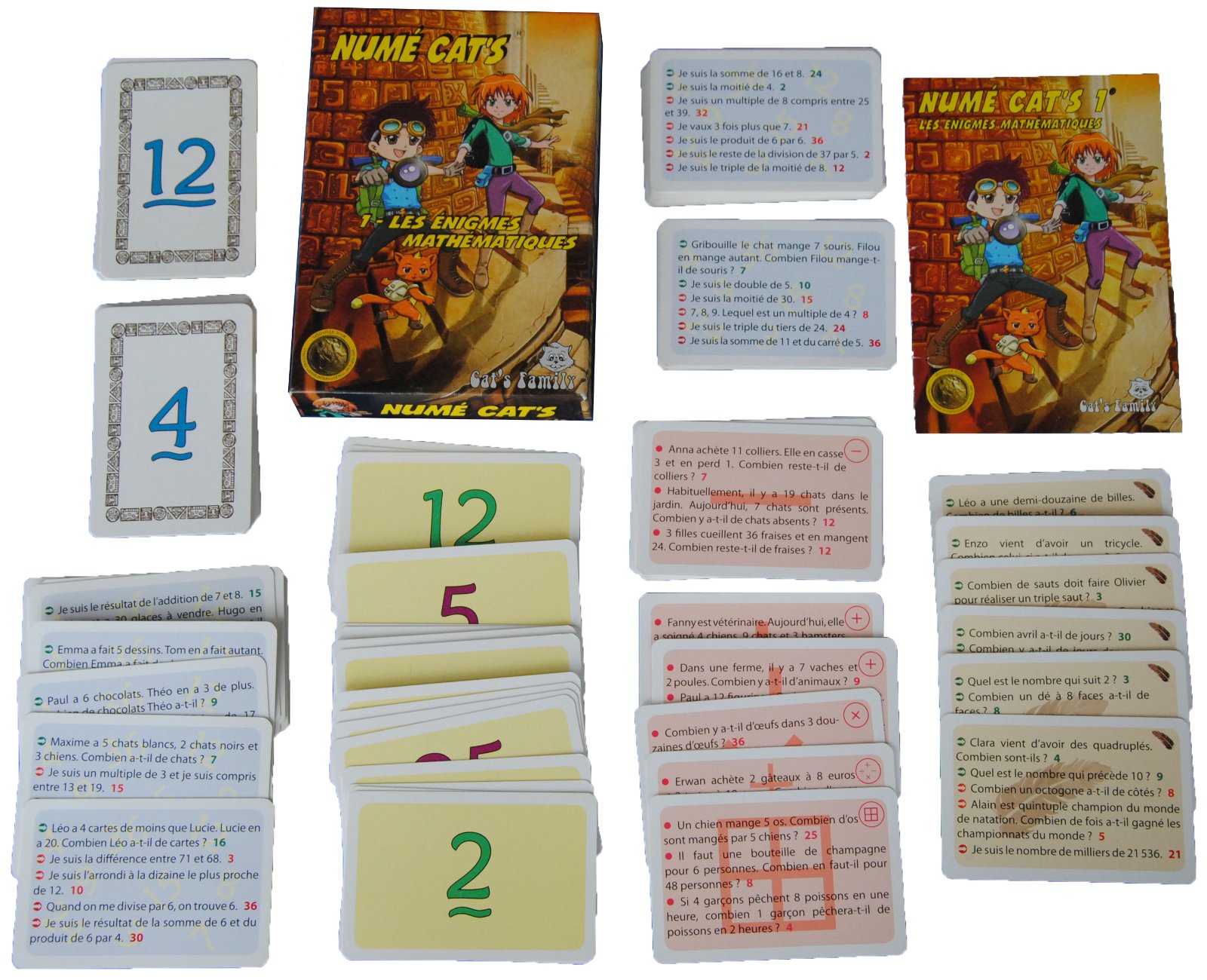 Photo: Numé Cat's - 1 - Les énigmes mathématiques