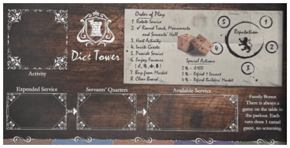 Obsession - Dice Tower Family Board
