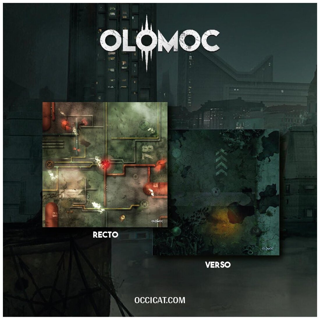 Olomoc - Tapis De Jeu Recto-Verso Combinat Du Mez / Karst