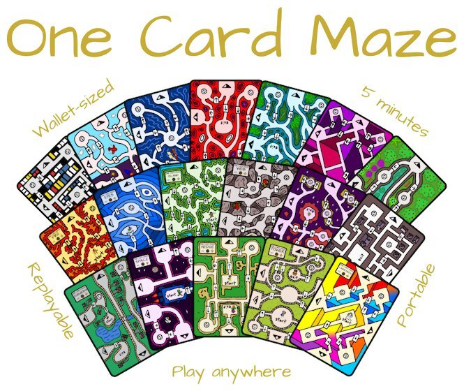 One card maze