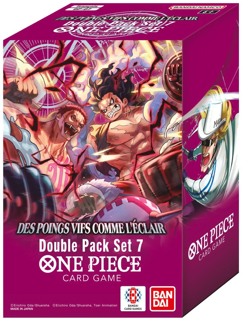 One Piece Card Game - Double Pack - Des Poings Vifs Comme L'éclair - Set 7
