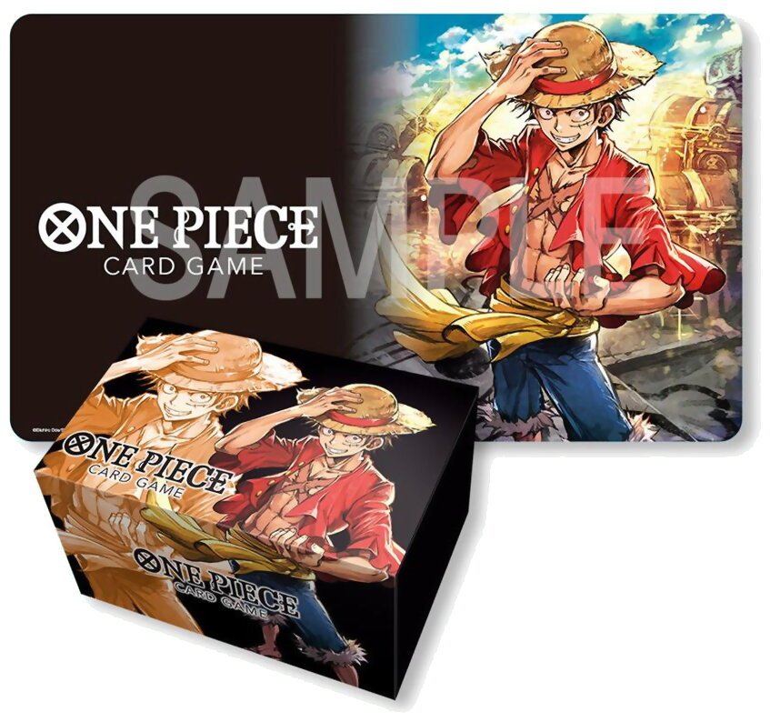 One Piece Card Game - Playmat And Storage Box Set - Monkey D.luffy