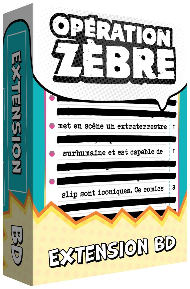 Opération Zèbre : BD