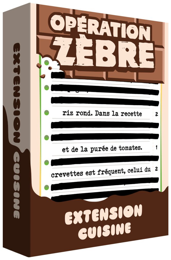 Opération Zèbre : Cuisine