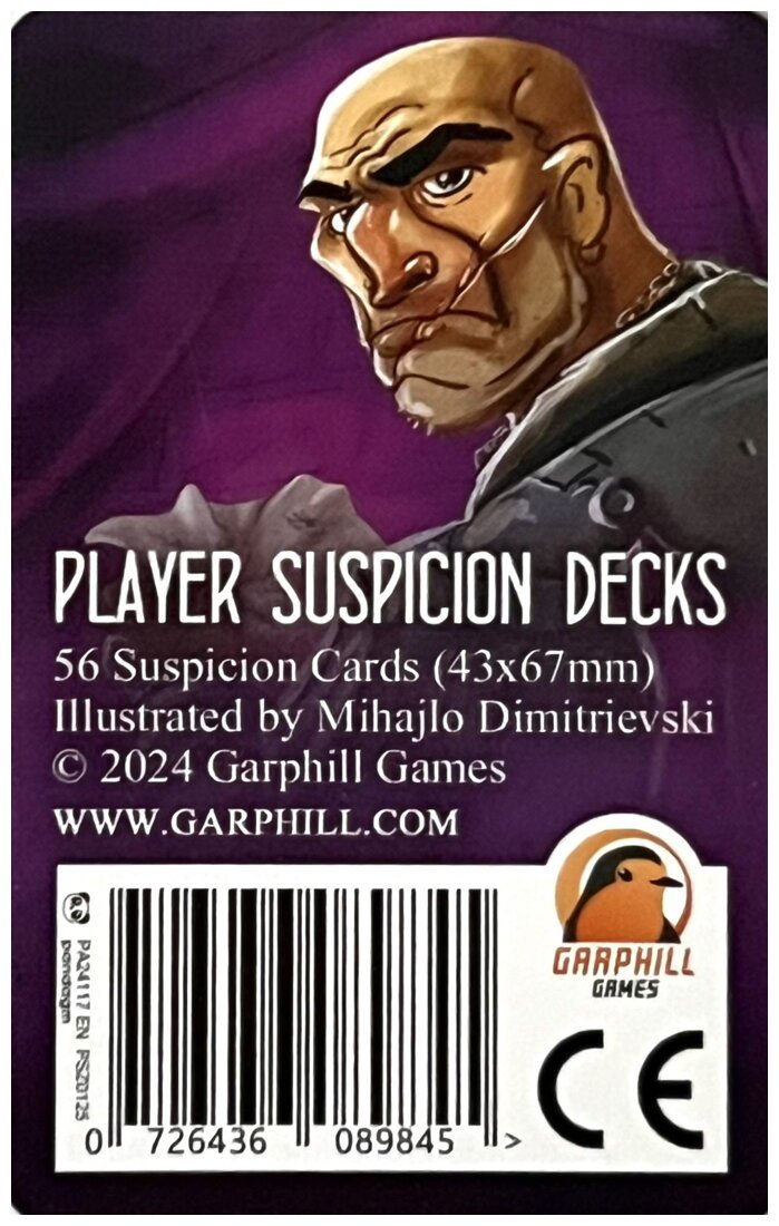 Paladins of the West Kingdom - Player Suspicion Decks