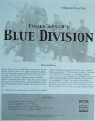 Panzer Grenadier : Blue Division