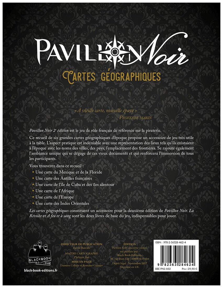 Pavillon Noir - Cartes Géographiques