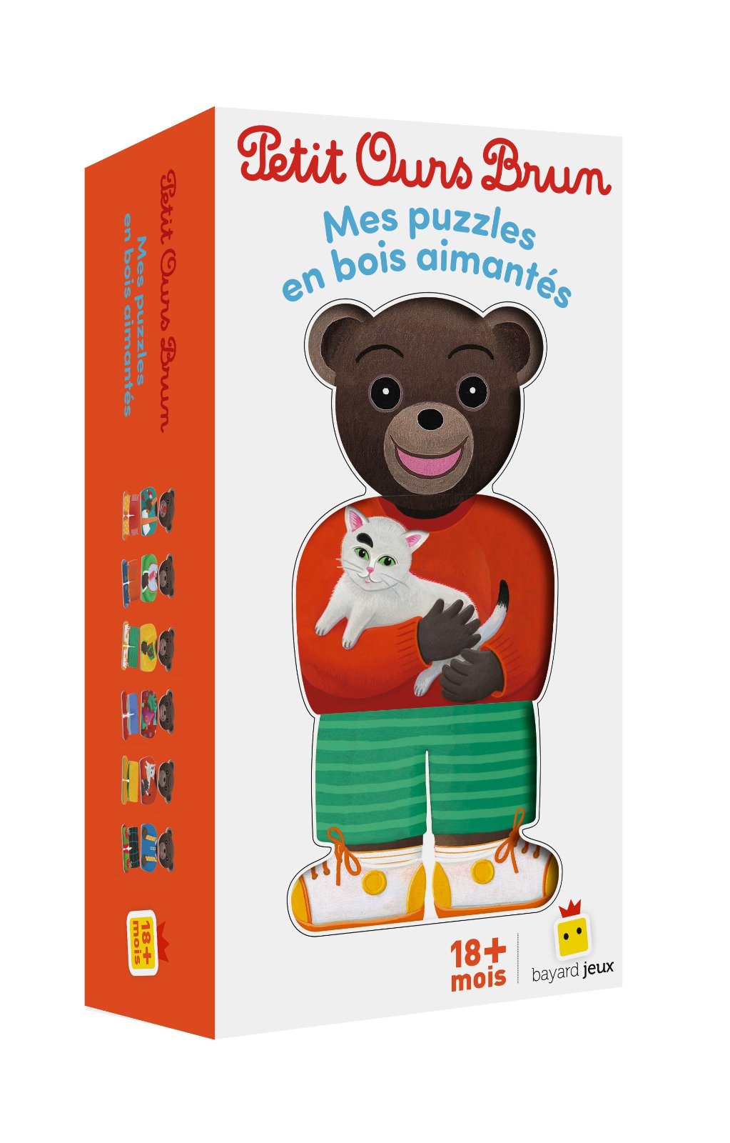 Mes Puzzles En Bois Aimantés - Petit Ours Brun