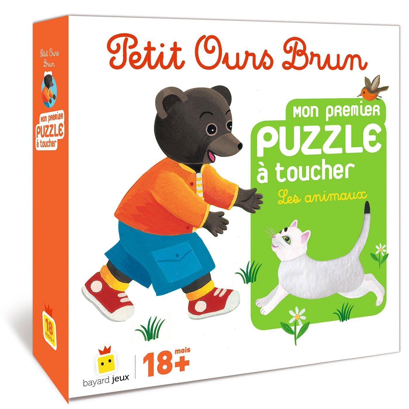 Petit Ours Brun - Mon Premier Puzzle à Toucher - Les Animaux