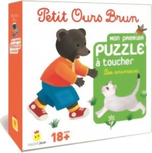 Petit Ours Brun - Mon Premier Puzzle à Toucher - Les Animaux