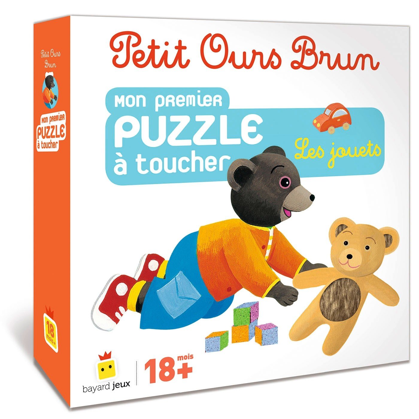 Photo: Petit Ours Brun - Mon premier puzzle à toucher - Les jouets