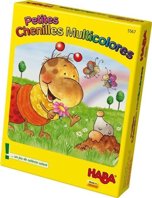 Photo: Petites chenilles multicolores
