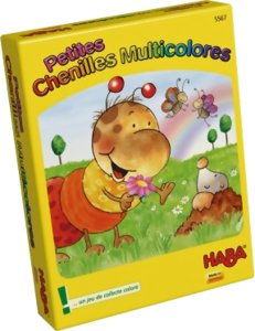 Petites chenilles multicolores