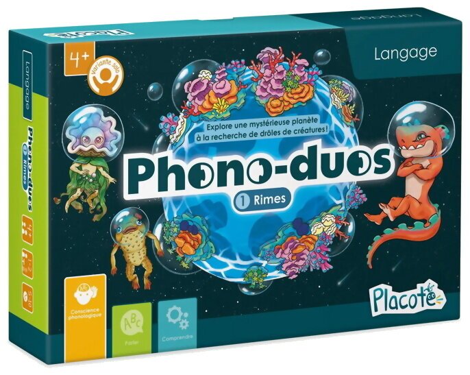 Phono-Duos - 1 Rimes - Explore Une Mystérieuse Planète À La Recherche De Drôles De Créatures!