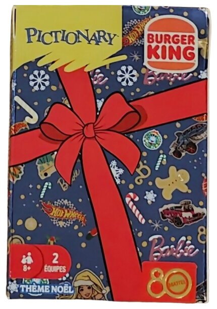 Pictionary Burger King - Thème Noël