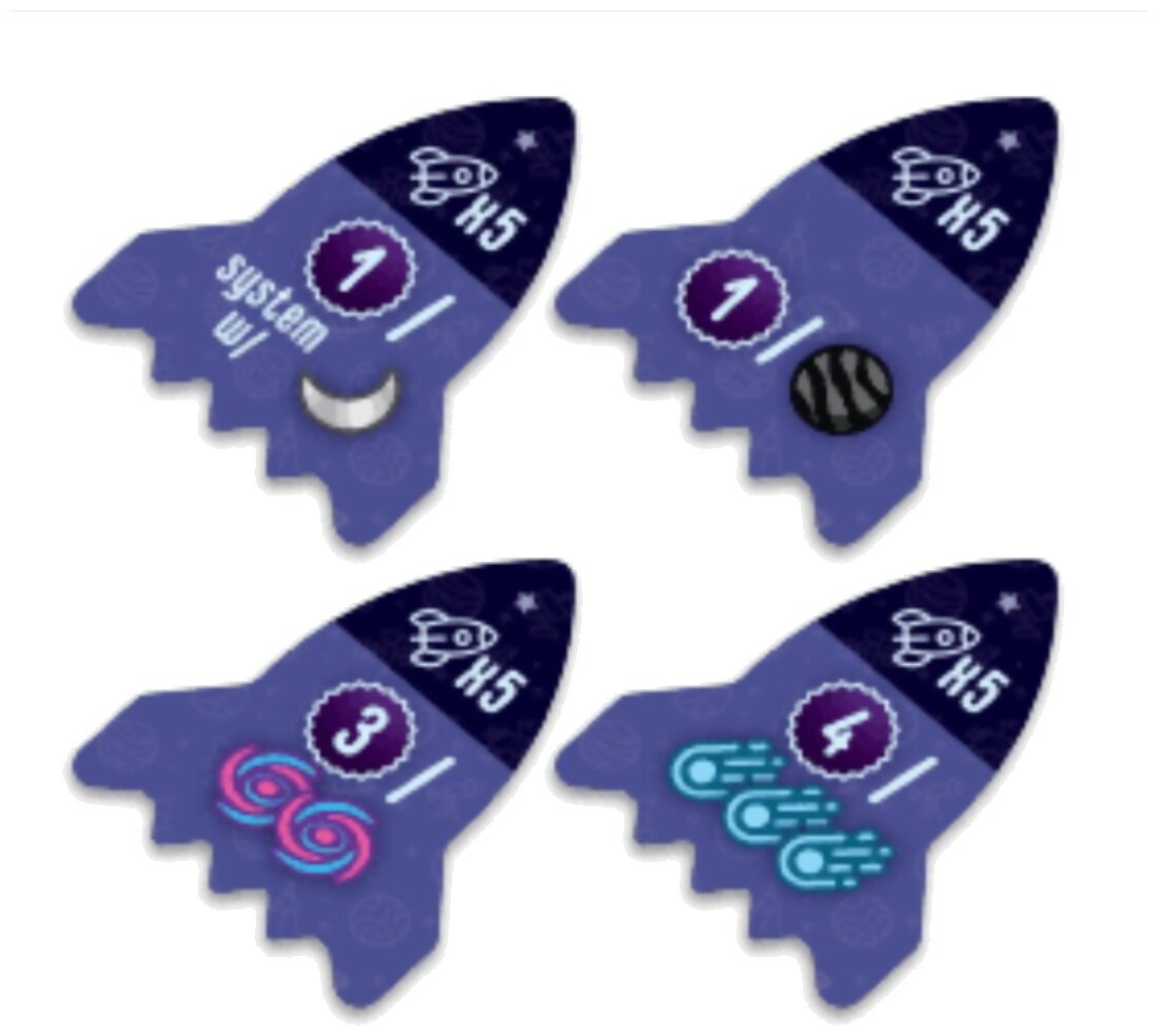 Point Galaxy - Kickstarter Promo Rocket Tokens
