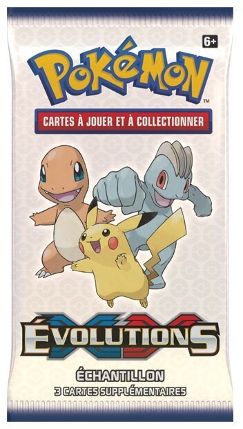 Pokémon JCC - Booster - Évolutions - Échantillon