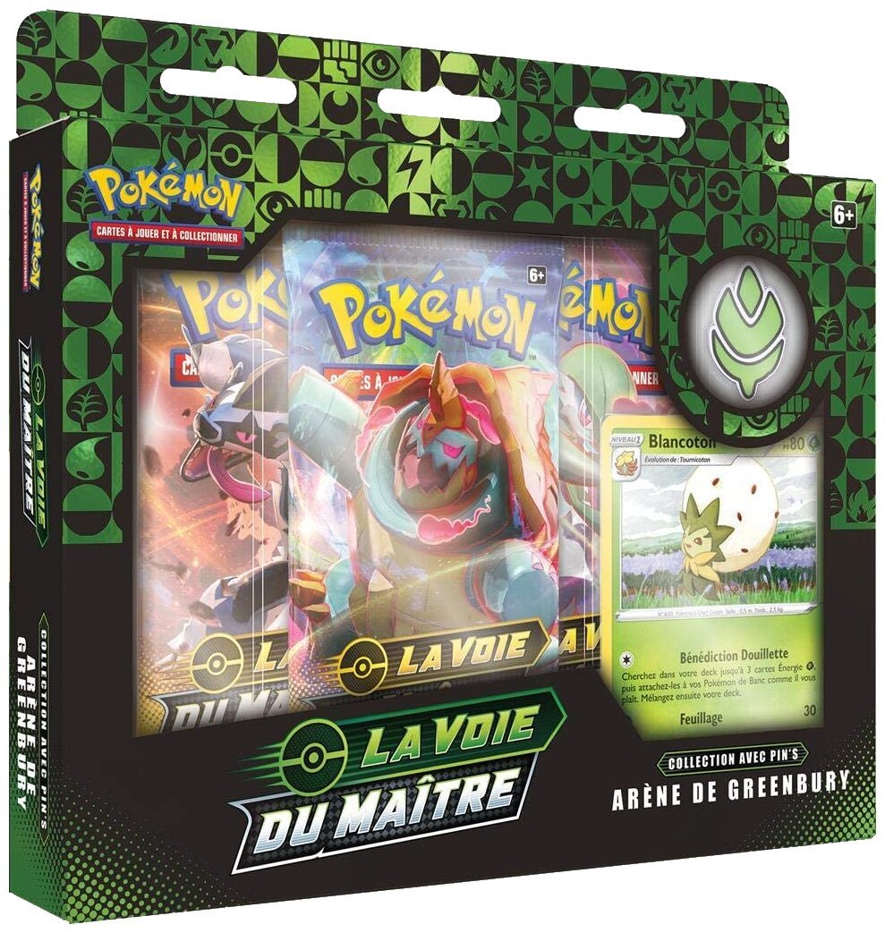Pokémon JCC - Coffret Collection Avec Pin's - Arène de Greenbury - La voie du Maître