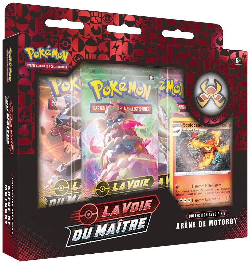 Pokémon JCC - Coffret Collection Avec Pin's - Arène de Motorby - La voie du Maître