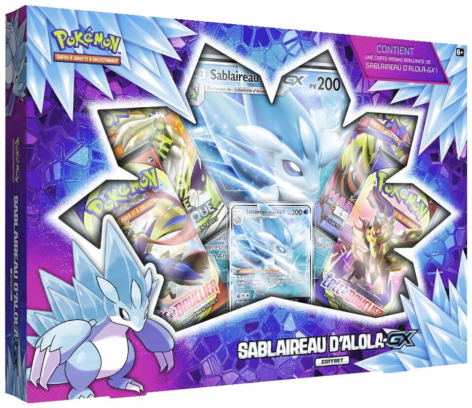 Pokémon JCC - Coffret - Sablaireau d'Alola-GX