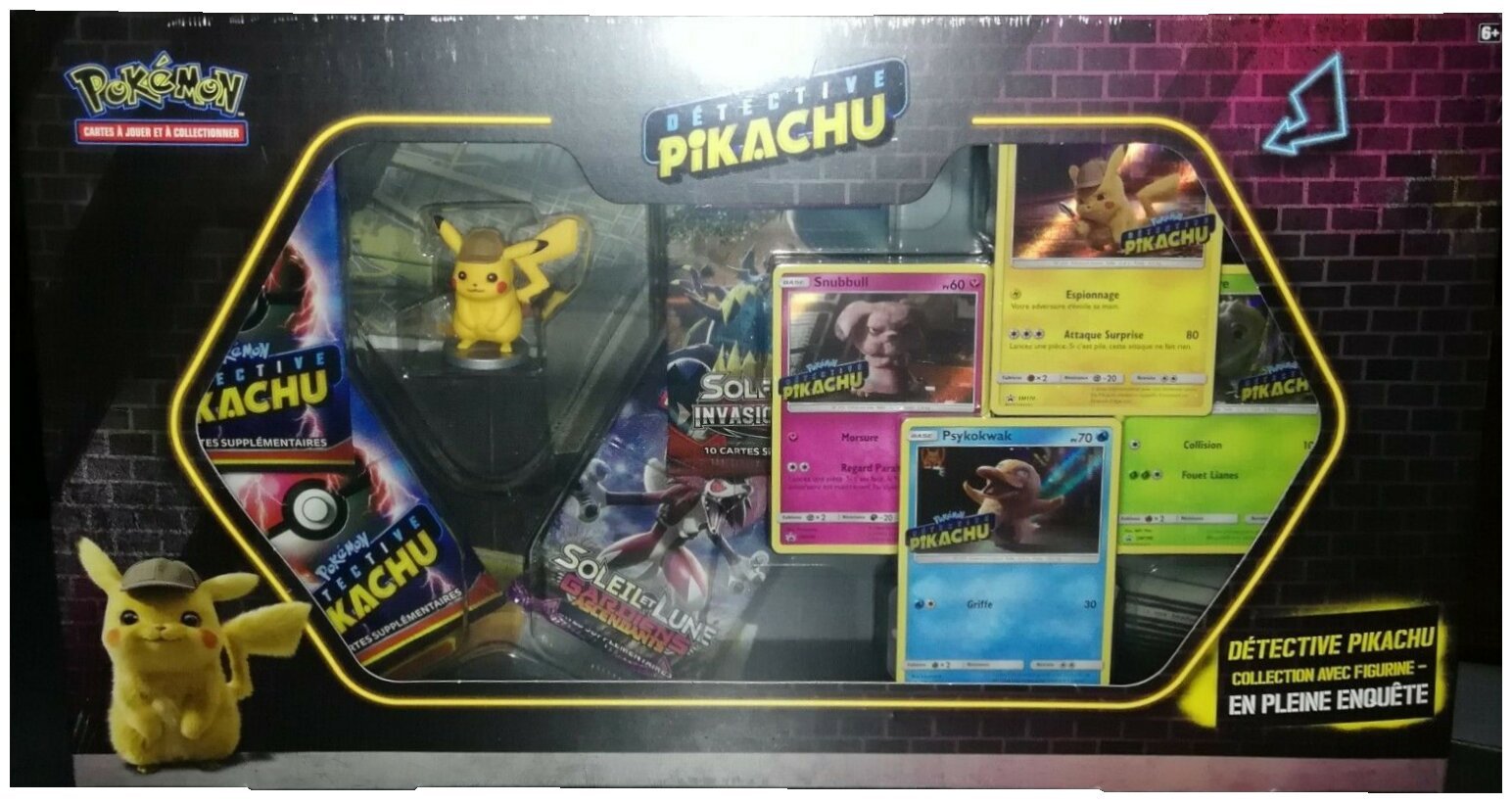 Pokémon JCC - Collection avec Figurine - Détective Pikachu - Détective Pikachu en pleine enquête