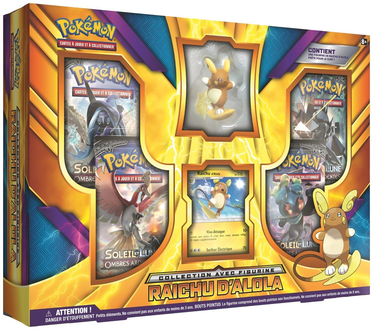 Pokémon JCC - Collection avec Figurine - Raichu d'Alola