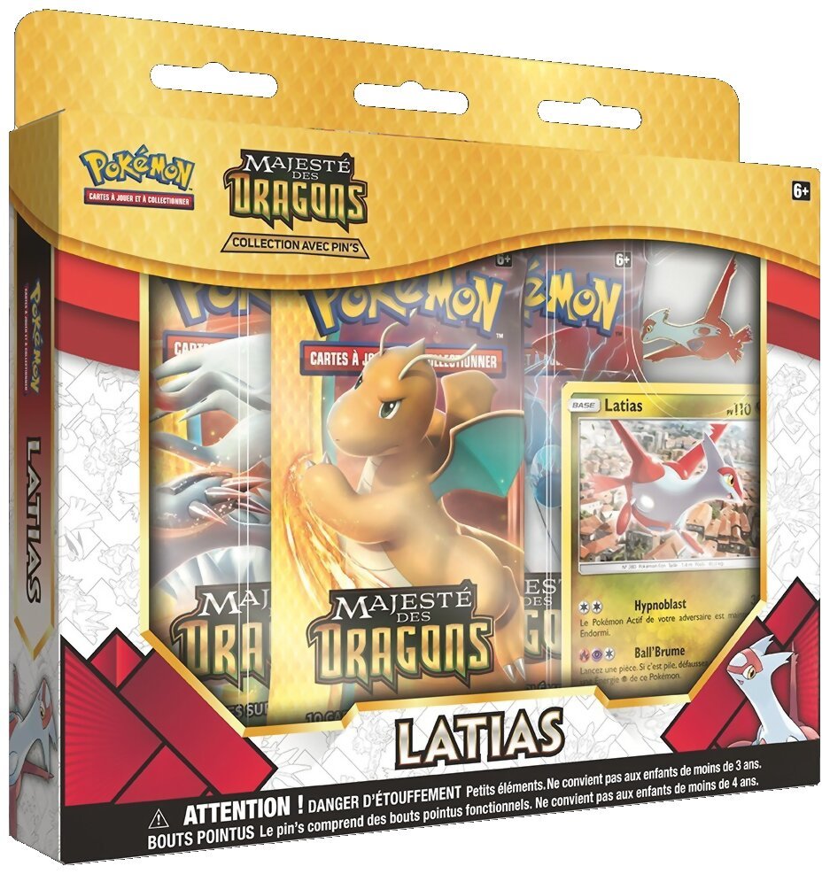 Pokémon JCC - Collection avec pin's - Latias - Majesté des dragons