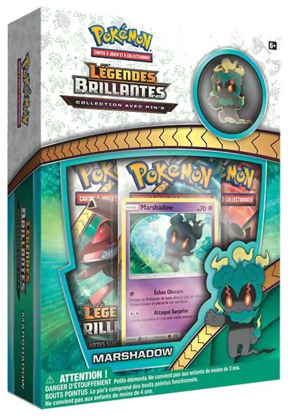 Pokémon JCC - Collection avec pin's - Marshadow - Légendes Brillantes