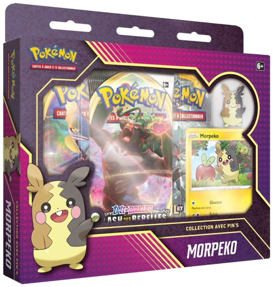 Pokémon JCC - Collection avec pin's - Morpeko
