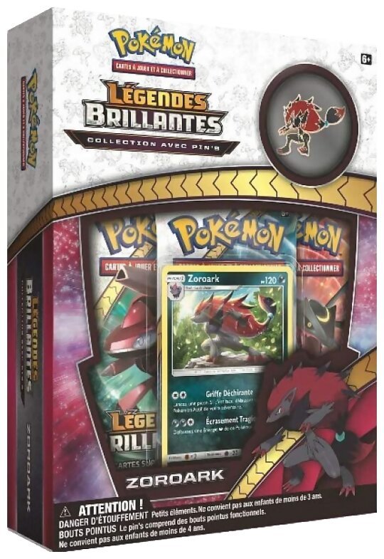 Pokémon JCC - Collection avec pin's - Zoroark - Légendes Brillantes