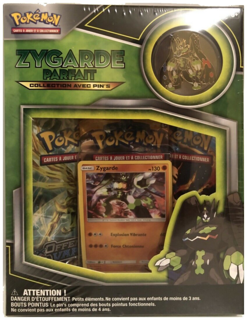 Pokémon JCC - Collection avec pin's - Zygarde Parfait