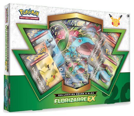 Pokémon JCC - Collection - Florizarre-EX - Rouge & Bleu