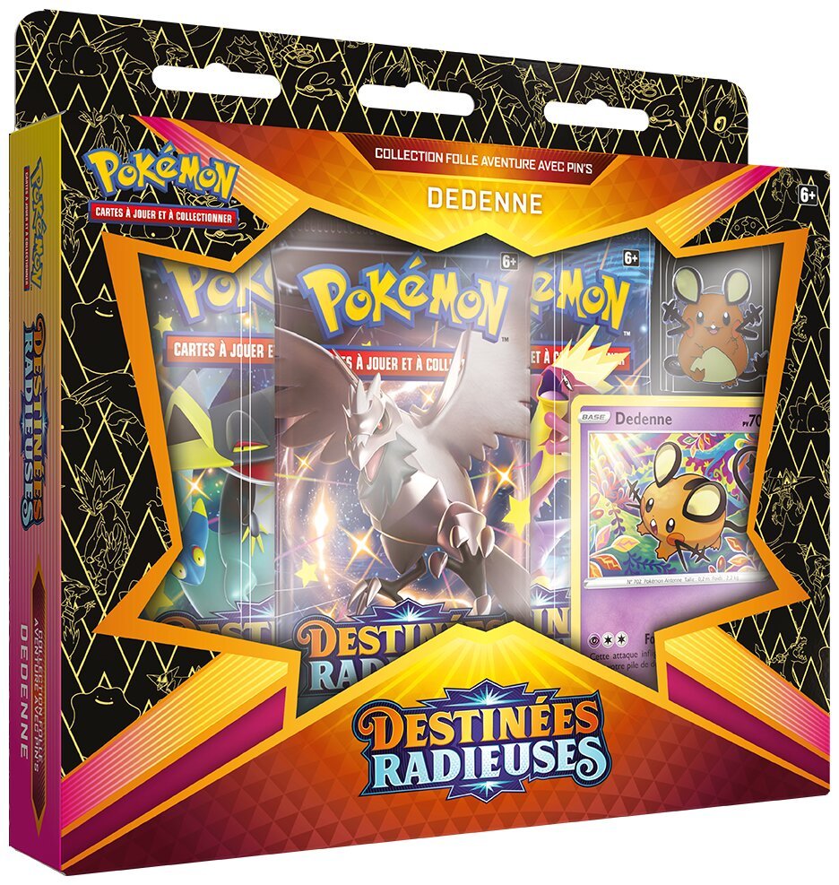 Pokémon JCC - Collection Folle Aventure Avec Pin's - Dedenne - Destinées Radieuses