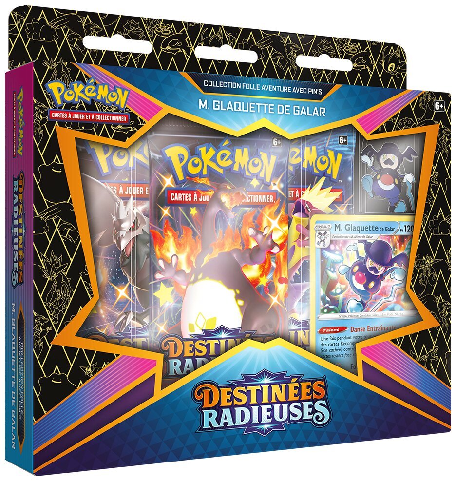 Pokémon JCC - Collection Folle Aventure Avec Pin's - MR. Glaquette de Galar - Destinées Radieuses