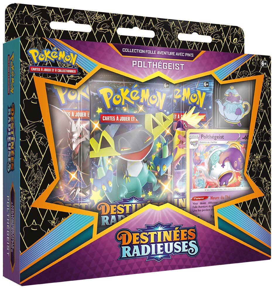 Pokémon JCC - Collection folle aventure avec pin's - Polthégeist - Destinées Radieuses