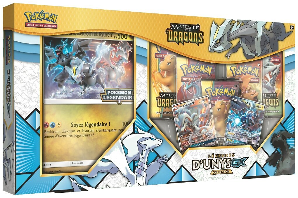 Pokémon JCC - Collection -  Légendes d'Unys GX - Majesté des dragons