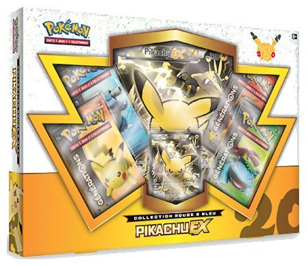 Pokemon JCC - Collection - Pikachu-EX - Rouge & Bleu