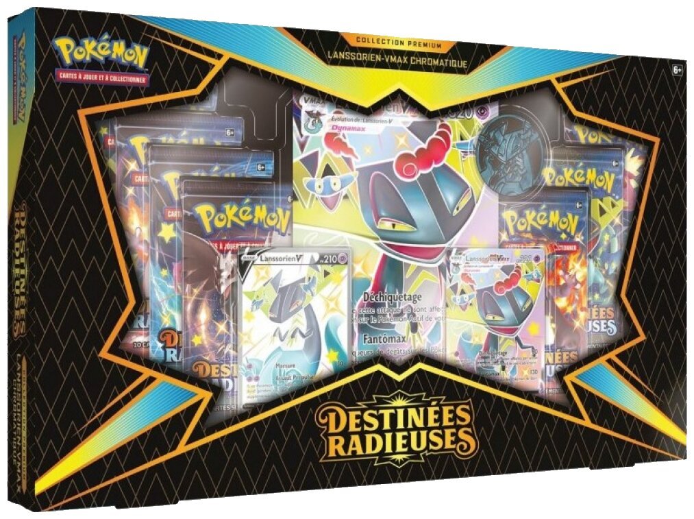 Pokémon JCC - Collection Premium - Lanssorien-VMAX Chromatique - Destinées Radieuses
